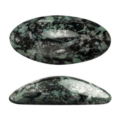 Athos® par Puca® No. 17 Jet New Picasso 23980/65400 | Czech Glass