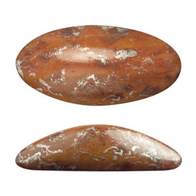 Athos® par Puca® 20x10x6mm Rose Picasso 73030/65400 | Czech Beads