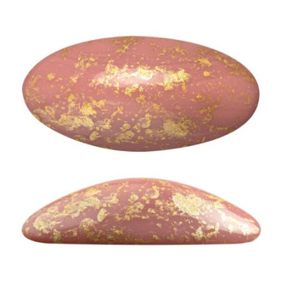 Athos par Puca No. 31 Opaque Rose Splash 73030/94401 | Czech Beads