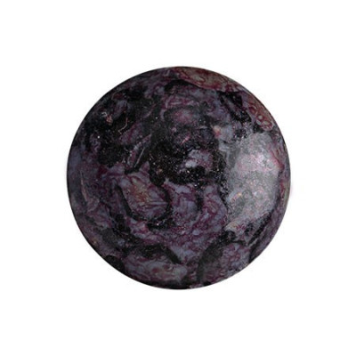 Cabochon par Puca® 18mm Metallic Mat Violet Spotted 23980-65327