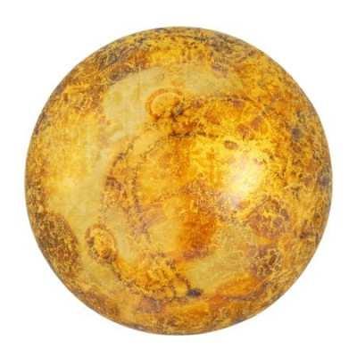 Cabochon par Puca 25mm Crystal Gold Spotted 00030-65322 | Glass