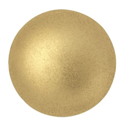 Cabochon par Puca® 25mm Light Gold Mat 00030-01710 | Czech Glass
