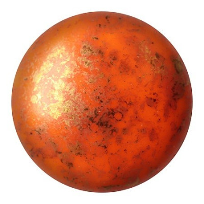 25mm Cabochon par Puca Hyacinth Bronze 15496 | Glass Beads