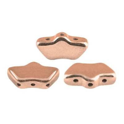 Delos® par Puca® 3-Hole Beads Full Capri Gold 27100 | Czech Glass