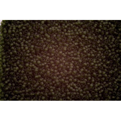 TOHO Round 15/0 Frosted Olivine 940F | Japanese Seed Beads