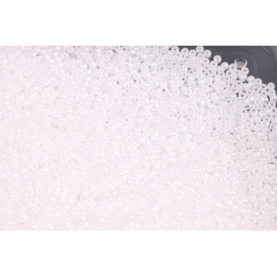 TOHO Round 15/0 Seed Beads Pearlescent White 940F | 5g