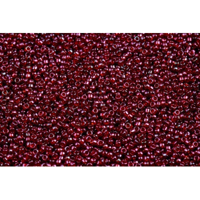 TOHO Round 15/0 Gold-Lustered Raspberry 332 | Japanese Glass Beads