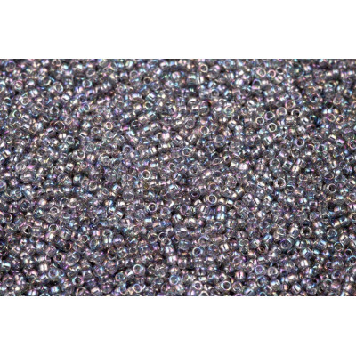 TOHO Round 15/0 Transparent-Rainbow Black Diamond 176 | Seed Beads
