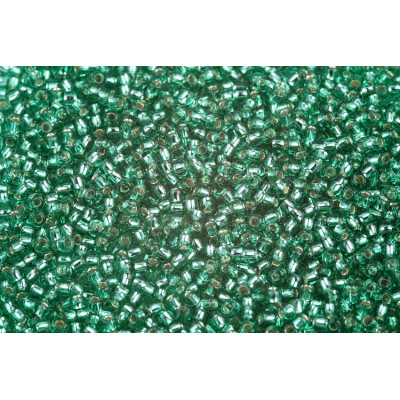 TOHO Round 11/0 Silver-Lined Dk Peridot 24B | Japanese Glass Beads