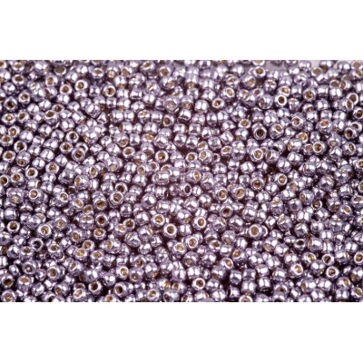 TOHO Round 11/0 Seed Beads Galvanized Gun Metal Gray PF568 | 10g