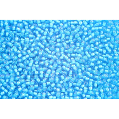 TOHO Round 11/0 Seed Beads Aqua White-Lined 931 | Japanese Glass