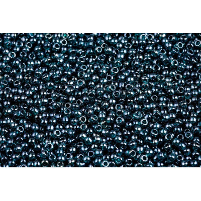 TOHO Round 11/0 Transparent Lustered Teal 108BD | Japanese Beads