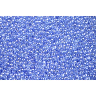TOHO Round 11/0 Transparent-Lustered Lt Sapphire 107 | Japanese Beads