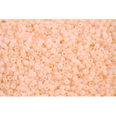 TOHO Round 11/0 Ceylon Frosted Lt Ivory 147F | Japanese Beads