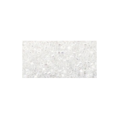 TOHO Treasure 12/0 Trans-Rainbow Crystal 161 | Japanese Cylinder Beads