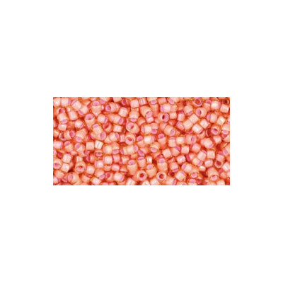 TOHO Treasure 12/0 Peach Lined 924 | Japanese Cylinder Beads