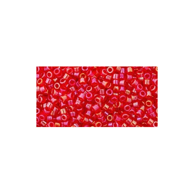 TOHO Treasure 12/0 Siam Red Light Topaz Lined 798 | 3g Japanese Beads