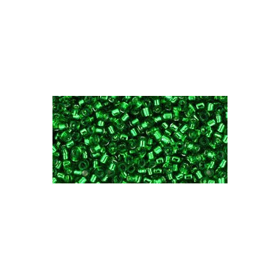 TOHO Treasure 12/0 Silver-Lined Peridot 27 | Japanese Cylinder Beads