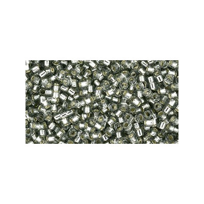 TOHO Treasure 12/0 Silver-Lined Black 29 | Japanese Cylinder Beads