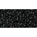 TOHO Treasure 12/0 Frosted Jet 49F | Japanese Cylinder Beads