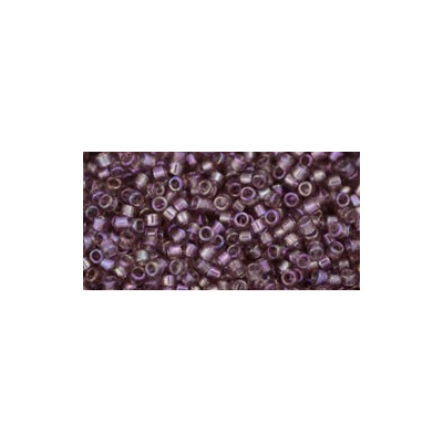 TOHO Treasure 12/0 Trans-Rainbow Lt Amethyst 166 | Cylinder Beads