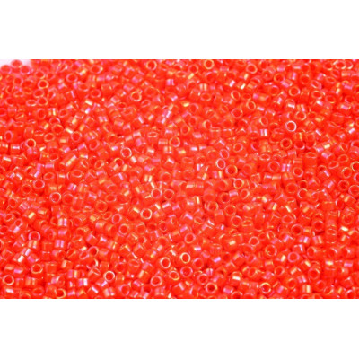 TOHO Treasure 12/0 Opaque-Rainbow Pumpkin 410 | Cylinder Beads