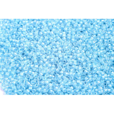 TOHO Treasure 12/0 Blue Lined Crystal 351 | Japanese Cylinder Beads