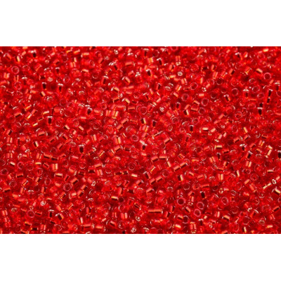 TOHO Treasure 12/0 Silver-Lined Siam Ruby 25B