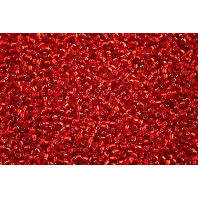 TOHO Treasure 12/0 Silver-Lined Ruby 25C | Japanese Cylinder Beads