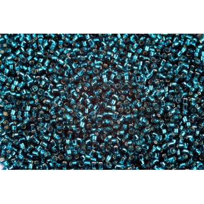 TOHO Treasure 12/0 Silver-Lined Teal 27BD | Japanese Cylinder Beads