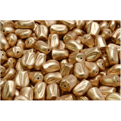 Mini Tulip Beads N. 1971 LIGHT GOLD MAT