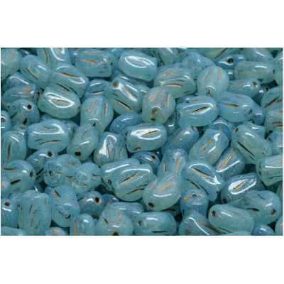 Mini Tulip Beads N. 1980 Blue