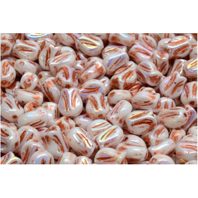 Mini Tulip Beads N. 1990 Weiß