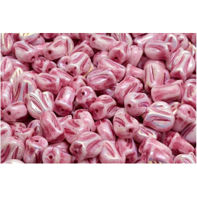 Mini Tulip Beads N. 1991 Bianco