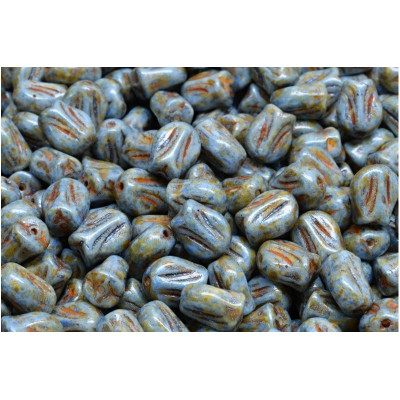 Mini Tulip Beads N. 1999 Blue