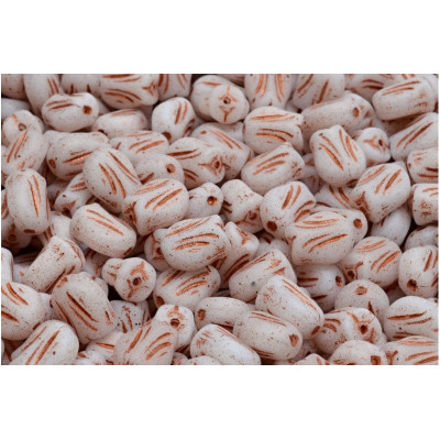 Mini Tulip Beads N. 2004 White