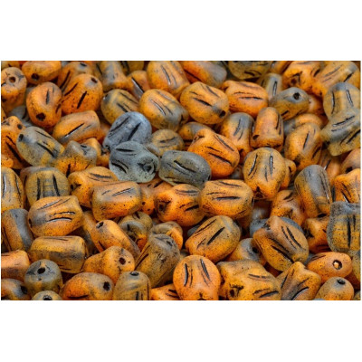 Mini Tulip Beads  N. 2033 Orange