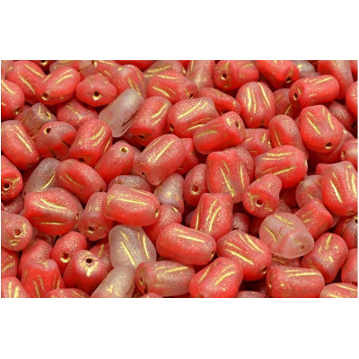 Mini Tulip Beads  N. 2038 Red