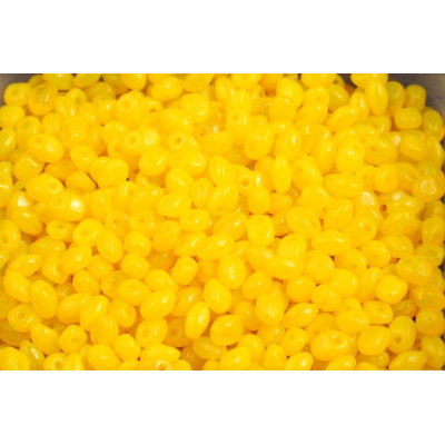 Preciosa Solo Beads 2.5x5mm Yellow 84120 | Czech Glass Beads