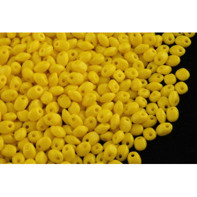 Preciosa Solo Beads 2.5x5mm Yellow Opaque 83120 | Czech Glass