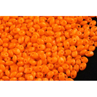 Orange Opaque Preciosa Solo Beads 93120 2.5x5mm | Czech Glass