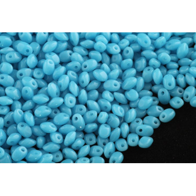 Preciosa Solo Beads 2.5x5mm Turquoise 63030 | Czech Glass Beads