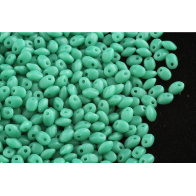 Czech Glass Solo Beads 2.5x5mm Turquoise 63130 | Preciosa