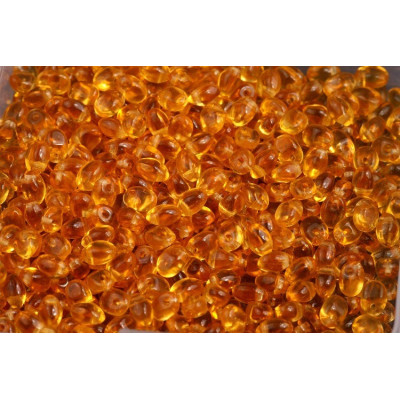Preciosa Solo Beads Yellow Topaz 10060 | Czech Glass 2.5x5mm