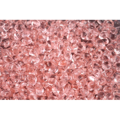 Solo par Puca Rose Pink Czech Glass Beads 70110 | 2.5x5mm