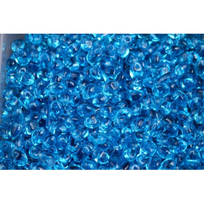 Preciosa Solo Beads 2.5x5mm Blue 60040 | Czech Glass Beads