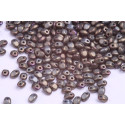Preciosa Solo Beads 2.5x5mm Grey Metallic 53330 | Czech Glass