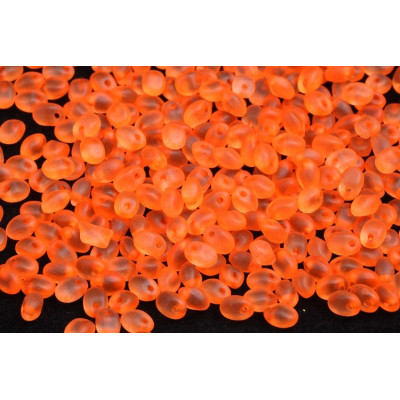 Preciosa Solo 2.5x5mm Orange Hyacinth 20 | Czech Glass Beads