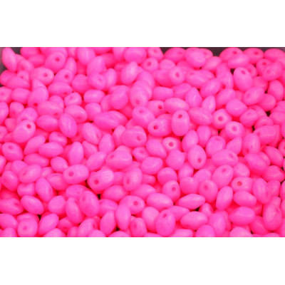 Preciosa Solo Czech Glass Beads 2.5x5mm Neon Pink 36777 | 10g