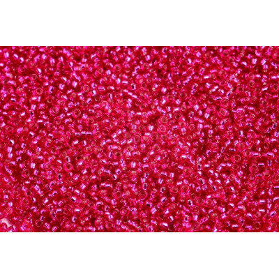 Miyuki Round 15/0 N. 8 S/L RASPBERRY TRANSPARENT